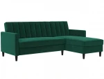 Trivietė sofa-lova Dorel Home Celine, žalia