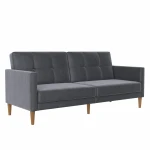 Dvivietė sofa-lova Dorel Home Lilly, pilka