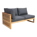 Modulinė sofa Home4You Serenity, pilka/ruda