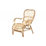 Krėslas 4living Rattan, ruda