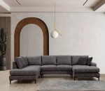 Hanah Home Kampinė sofa Porto Corner (EOT-C-02-CHL) - Anthracite