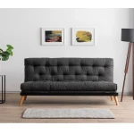 3 vietų sofa-lova Saki - Dark Grey