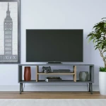 TV staliukas Kalune Design Televizoriaus stovas Garvin - Anthracite, Oak