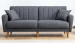 Kalune Design 3 vietų sofa-lova Aqua - Dark Pilkas