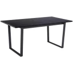 Dining table AMBLE 160x90xH74cm, juodas marble
