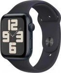 Išmanusis laikrodis Apple Watch SE 2023 GPS 44mm Midnight Alu Sport M/L Juodas (MRE93QI/A)