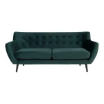 Trivietė sofa Monte, tamsiai žalia