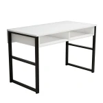 Rašomasis stalas Kalune Design Misto, baltas/juodas