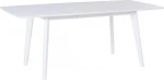 Ištraukiamas valgomojo stalas Beliani 150/195 x 90 cm Balta SANFORD
