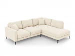 Dešininė kampinė sofa Venus, 5 sėdimos vietos, smėlio sp.