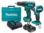 MAKITA Rinkinys COMBO 18V DLX2142S (DHP453+DTD152) 2x3,0Ah