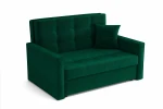 Sofa NORE Iva 2, tamsiai žalia