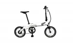 Sulankstomas elektrinis dviratis E-Bike Carla 200, 16", baltas