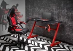 B49 desk juodas / red