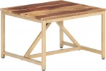 Šoninis staliukas, 60x60x40 cm, rudas