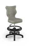 Ergonomiška vaikiška kėdė Entelo su atrama kojoms Good Chair Petit VS03 3, pilka/juoda