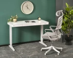 B52 desk with adjustable height, baltas