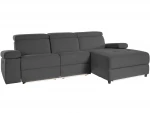 Trivietė sofa Loft Rayland, pilka