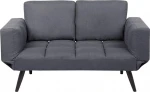 Beliani Tamsiai pilka sofa-lova BREKKE