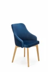 TOLEDO 2 chair, color: honey oak / MONOLITH 77