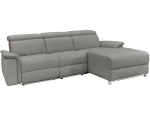 Trivietė sofa Loft Pareli, pilka