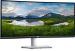 Monitorius Dell s3422dw, 34", Sidabrinės spalvos