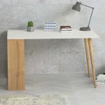 Kalune Design Darbo stalas Sally - Baltas, Oak