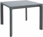 Table CARVES 90x90xH75cm, anthracite