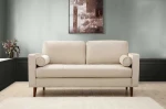 Kalune Design 2 vietų sofa Rome - rusvai gelsvas