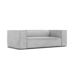 Dvivietė sofa Agawa, 211x100x68, šviesiai pilka