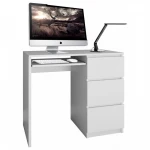 Topeshop LIMA PRAWE BIEL MAT computer desk Baltas