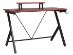 Kompiuterinis stalas Signal B-202, juodas/raudonas