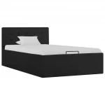 Hidraulinis lovos rėmas su daiktadėže, 90x200cm, pilkas