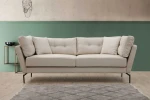 Hanah Home 3 vietų sofa Žemėlapis - Kreminis