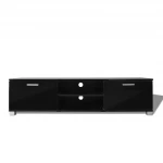 TV staliukas, 140x40,3x34,7 cm, juodas