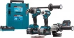 Vairavimo įrankių rinkinys Makita COMBO 40V XGT DF001G + TD001G + GA005G 2 * 4.0AH MAKPAC