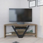 TV staliukas Kalune Design Televizoriaus stovas Karin - Walnut, Juodas