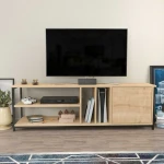 TV staliukas Kalune Design TV stalas Oneida - Juodas, Oak