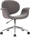 Pasukama valgomojo kėdė, pilkos spalvos