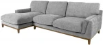 Corner sofa BASIL LC, pilkas