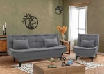 Sofa Hanah Home Sofos lovos rinkinys Santo-S-94216 - Dark Pilkas