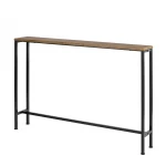 Konsolinis staliukas, rudas/juodas, 120 x 80 x 20 cm