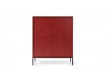 Komoda AKL Furniture Mono MK104, raudona