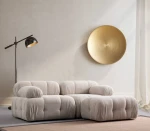 Sofa Petite 2, smėlio spalvos