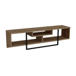 TV staliukas Kalune Design Asal 150 cm, rudas/juodas