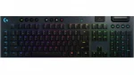 Logitech G915 Belaidė Mechaninė žaidimų klaviatūra, RGB, Lightspeed, Linear, US išdėstymas