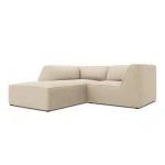 Sofa Micadoni Ruby, 186x180x69 cm, smėlinis