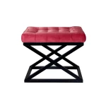 Pouffe Capraz - Black, Red