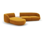 Modulinė sofa Micadoni Miley, geltona