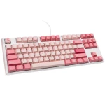 Ducky One 3 Gossamer TKL Rožinė klaviatūra žaidimams – MX–Brown – US išdėstymas